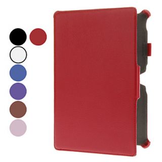 10.1 Inch Lichee Pattern PU Leather Case with Handle for ASUS ME301T