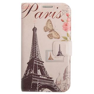 Colored Drawing Butterfly Irony Leather Case for Samsung Galaxy S3 I9300
