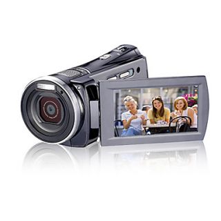 1280720P 5.0MP HD DV Camcorder (Motion Detection, 12.0 MP Enhanced, 5 x Zoom Lens)