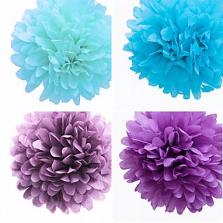 20 inch Paper Flower Wedding Decorations   Set of 4 (More Colors)