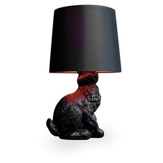 Creative Rabbit Resin Table Lamp Black(220 240V)