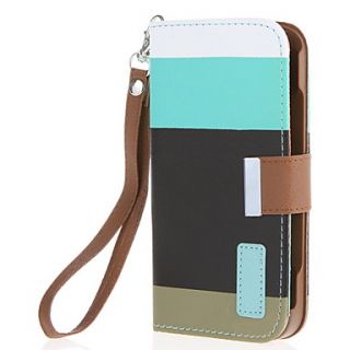 Leather Wallet Case Flip Leather Stand Cover with Card Holder for Samsung Galaxy S4 i9500/i9505
