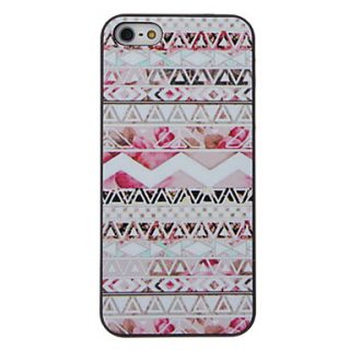 Colorful Stripe Pattern PC Hard Case with Matte Back Cover for iPhone 5/5S