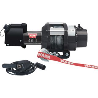 WARN Utility Winch   4700 Lb. Capacity, 12 Volt DC, Model# Warn 4700 DC