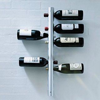 63cm Height Contemporary Stainless Steel Creative Wine Rack