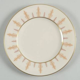 Syracuse Marquesa Gold Salad Plate, Fine China Dinnerware   Gold&Brown Scroll De