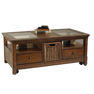 Tanner Wood Storage Cocktail Table