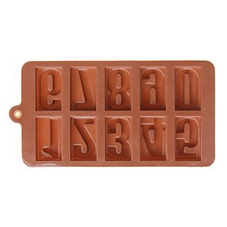 Silicone Numbers Chocolate Mold