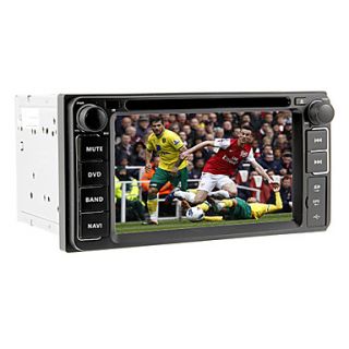 6.2Inch 2 Din Universal Car DVD Player for Toyota Before 2006 with GPS,IPOD,RDS,BT,Touch Screen