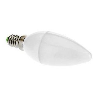 E14 C37 4W 26x3022SMD 320LM 2700K CRI80 Warm White Light LED Candle Bulb (220 240V)
