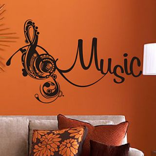 Music Treble Clef Wall Stickers