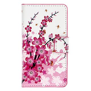Wintersweet Pattern Full Body Case with Card Slot for HuaWei Y300