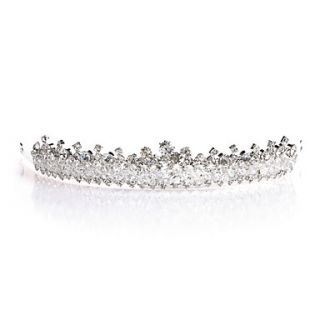 Endearing Alloy Tiaras With Rhinestone For Wedding/Special Occasion