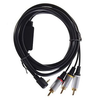 AV Audio Video Composite TV out Cable for PSP 2000/3000 Slim