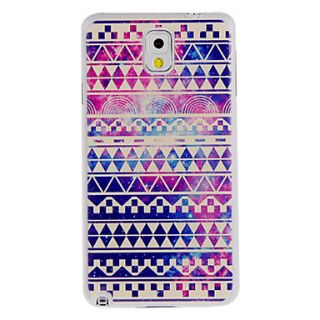 Retro Woven Design Painting Pattern Plastic Hard Back Case Cover for Samsung Galaxy Note3 N9000