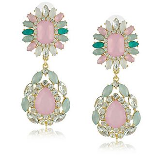 Charming Alloy With Rhinestone Resin Womens Earrings(More Colors)
