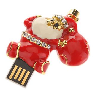 Metal Santa Claus Package Model USB 8GB