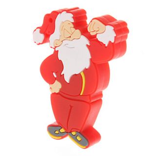Plastic Cartoon Santa Claus Model USB 32GB