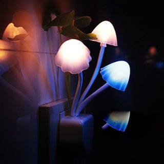 Modern Mushroom Shape Night Light Random Colour
