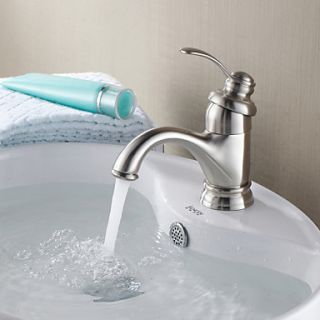 Contemporary Design Chrome Finish Bathroom Sink Faucet