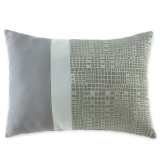 Planar Oblong Decorative Pillow, Gray