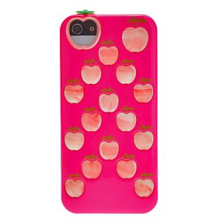 Special Apple Pattern Hybrid Case with Glow in the Dark Inside Silicone Cover for iPhone 5/5S (Assorted Colors)
