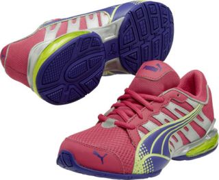 Childrens PUMA Voltaic 3 Jr   Beetroot Purple/Spectrum Blue Training Shoes