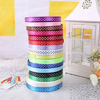 3/8 Polka Dot Ribbon Gift Package Decoration (More Colors)