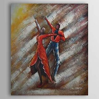 Hand Painted Oil Painting People Dancing with Stretched Frame 1310 PE1189