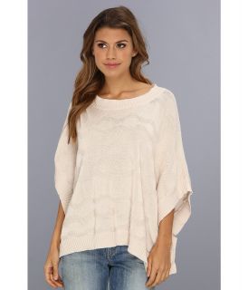 LAmade Pullover Poncho Womens Short Sleeve Pullover (Beige)