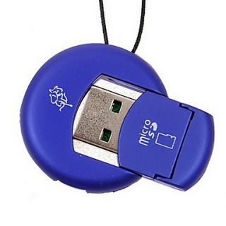 Cute MicroSD/TransFlash TF USB 2.0 Card Reader Keychain