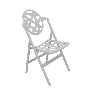 Typhoon Grey Folding Chairs (set Of 2) (GreyMaterials UV protected polypropyleneSet includes Two (2) chairsSeat height 17.75 inchesSeat Width 15.50 inchesSeat depth 15.75 inches Foldable design for convenient storageUsage Recommended for either indo