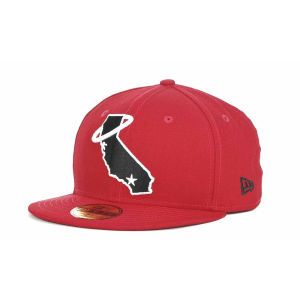 Los Angeles Angels of Anaheim New Era MLB Red BW 59FIFTY Cap