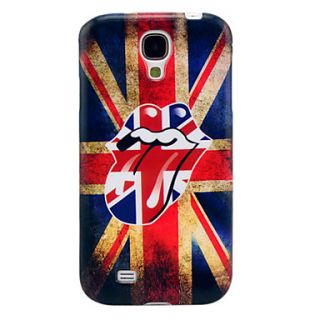 UK Flag Tongue Soft TPU Case for Samsung Galaxy S4 I9500