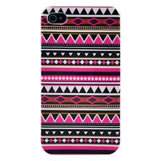 Rich Geometry Pattern Hard Plastic Phone Case for iPhone 4/4S