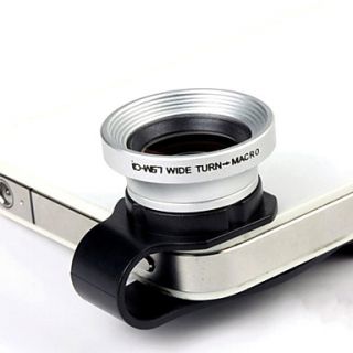 Detachable Clip 0.67X Wide Angle and Macro Lens for iPhone 4/4S, iPad and Other Cellphone