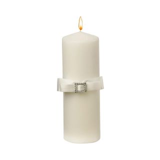 IVY LANE DESIGN Ivy Lane Design Crystal Elegance Pillar Candle, Ivory