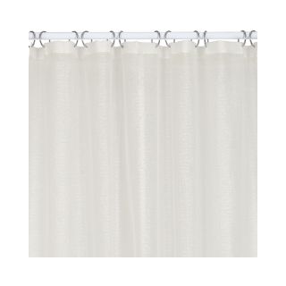 India Ink Shimmer Shower Curtain, Ivory