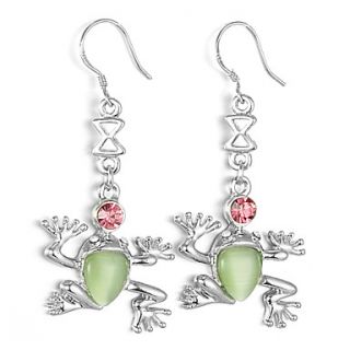 Lovely Alloy Platinum Plated Drop Earrings