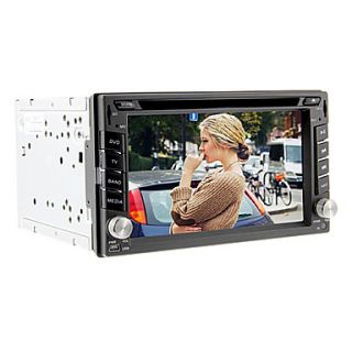 6.2Inch Universal 2 Din In Dash Car DVD Player with 3G,WIFI,GPS,BT,IPOD,RDS,DVB T,Touch Screen