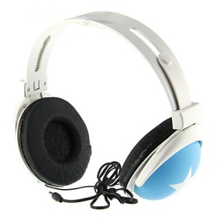 Fashionable Stereo On Ear Headphone for S3,S4,iPhone,iPod (Blue)