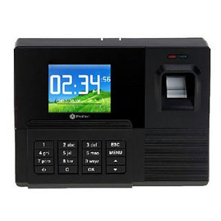 TFT Biometric Fingerprint Time Attendance Clock Employee Payroll Recorder,2000 Fingerprint Templates
