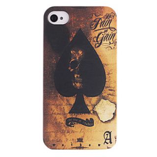 Spades Ace ABS Back Case for iPhone 4/4S