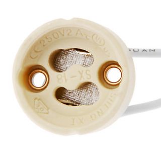 GU10 LED Light Bulb Socket Base Holder with Wire