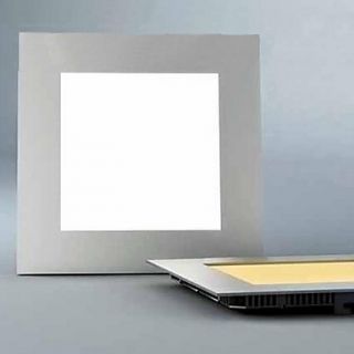 LED Panel Light, 90 Light, Modern Ultrathin Square Aluminum PC Casting