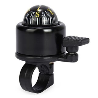 Black Bicycle Bell with Compass