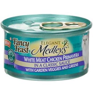 Elegant Medleys White Meat Chicken Primavera Adult Canned Cat Food in Sauce, Case of 24