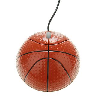 AK 58 3D Basketball shaped USB Optical High frequency Wired Mouse