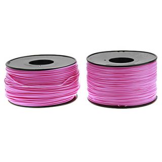 Reprapper 3D Printer Consumables Pink Color (Optional Wire Diameter and Material) 1 Piece