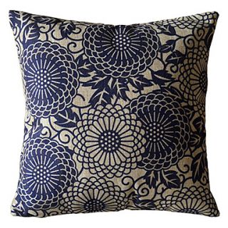 Traditional Delicate Flower Decorative Pillow Cover